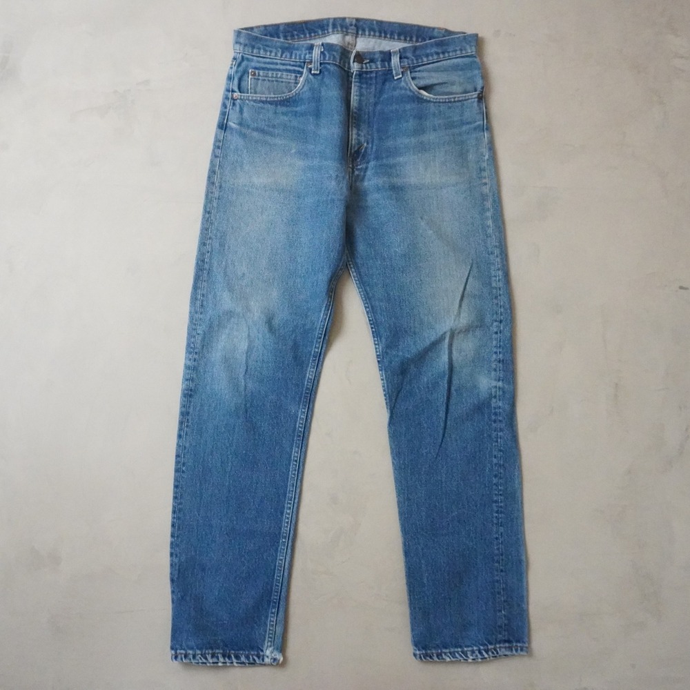 Vintage Levis 505 Jeans 38x34 Mens 90s Blue Regular Straight USA Made Denim